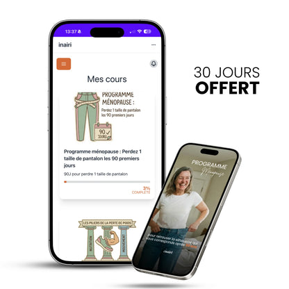 Accès au programme ménopause Inairi