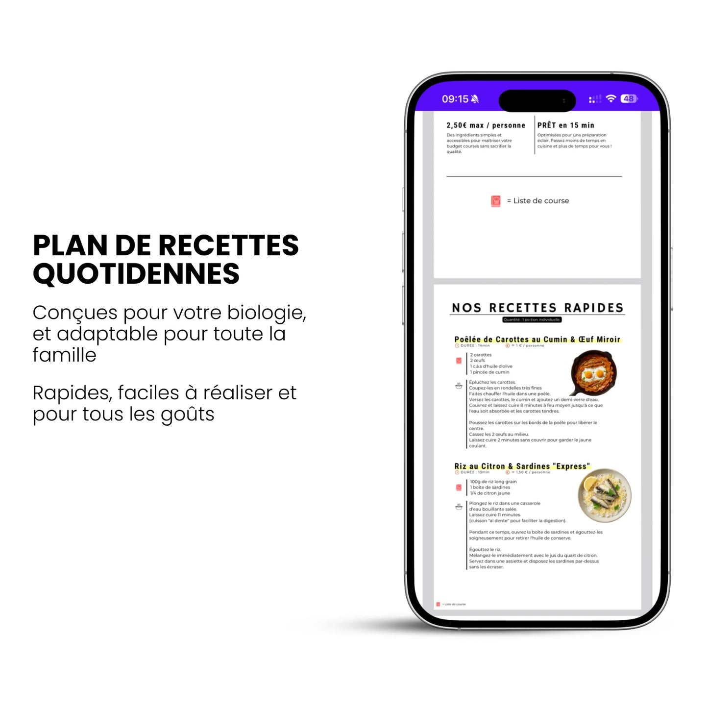 Accès au programme ménopause Inairi