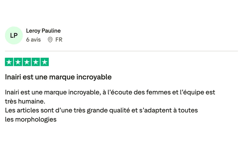 Avis client Trustpilot