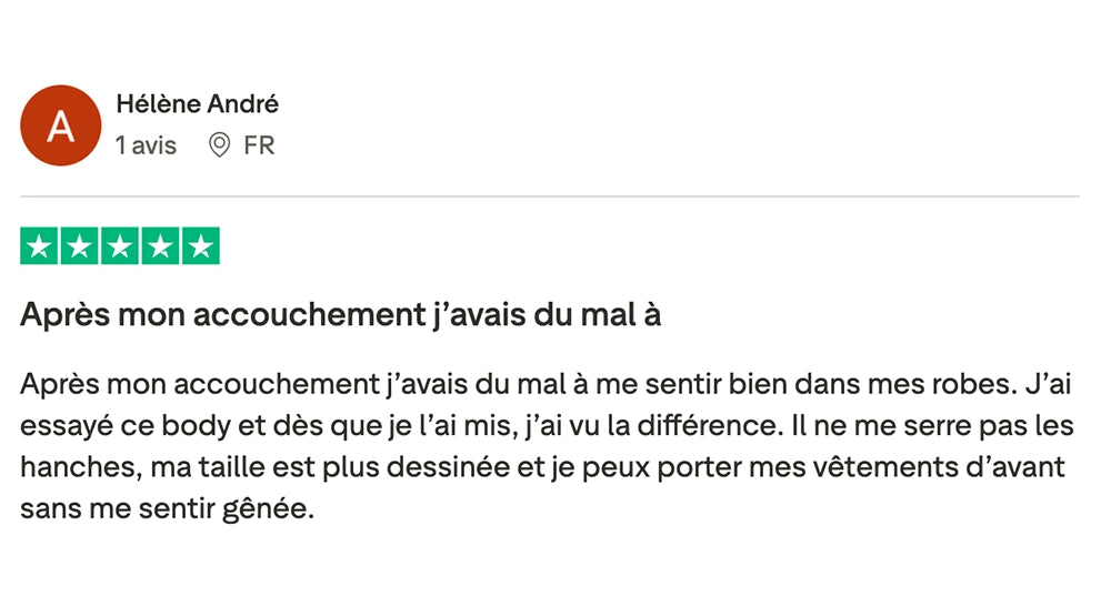 Avis client Trustpilot