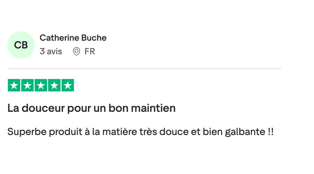 Avis client Trustpilot
